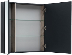 Aquanet Зеркальный шкаф Алвита New 100 антрацит матовый – фотография-4